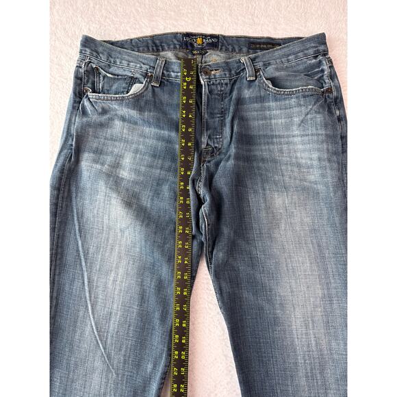 Lucky Brand Jeans 221 Original Men Size 36x30 Button Fly Cotton Denim y2k - Picture 5 of 9